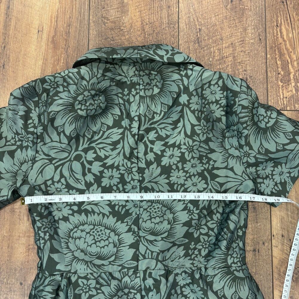 TUCKERNUCK Emerald Mirasol Jacquard Adelaide Dress Emerald Botanical Size S $298 - Picture 7 of 10